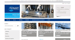 Desktop Screenshot of pionart.pl